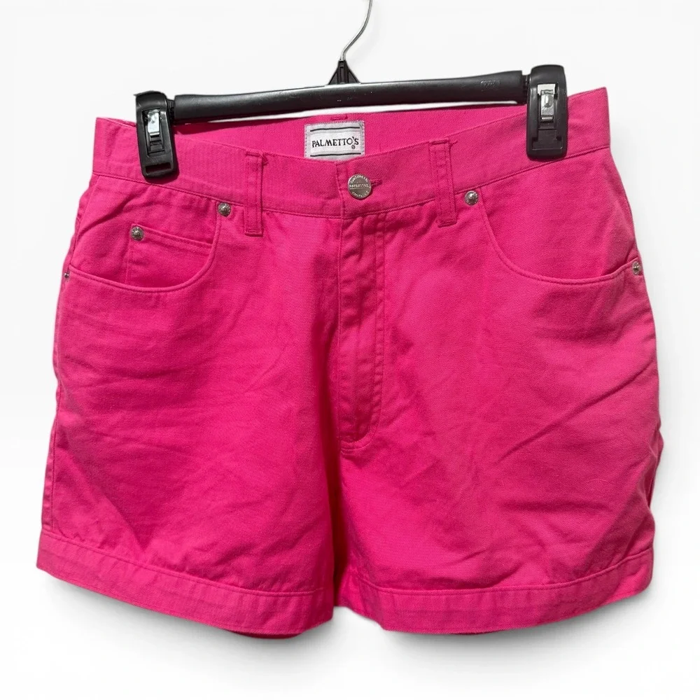 Palmetto's Denim‎ Shorts Womens 11 Pink Excellent High Waisted Vintage 90s Style